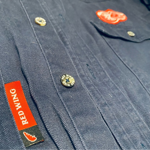 Red Wings Button Up Shirt - Picture 4 of 7